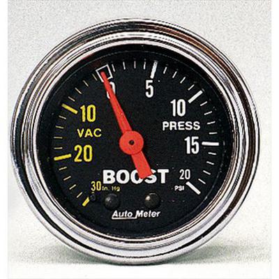 Auto Meter Traditional Chrome Mechanical Boost/Vacuum Gauge - 2401